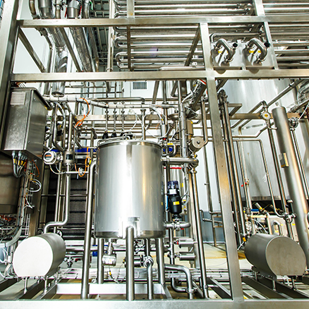 Fabrication of sanitary piping sections